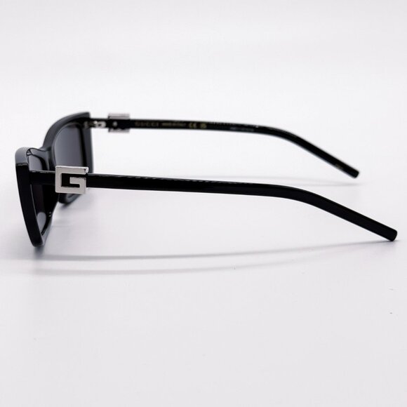 NEW GUCCI GG1681S 001 BLACK CAT EYE WOMEN SUNGLASSES GUCCI - Picture 9 of 14